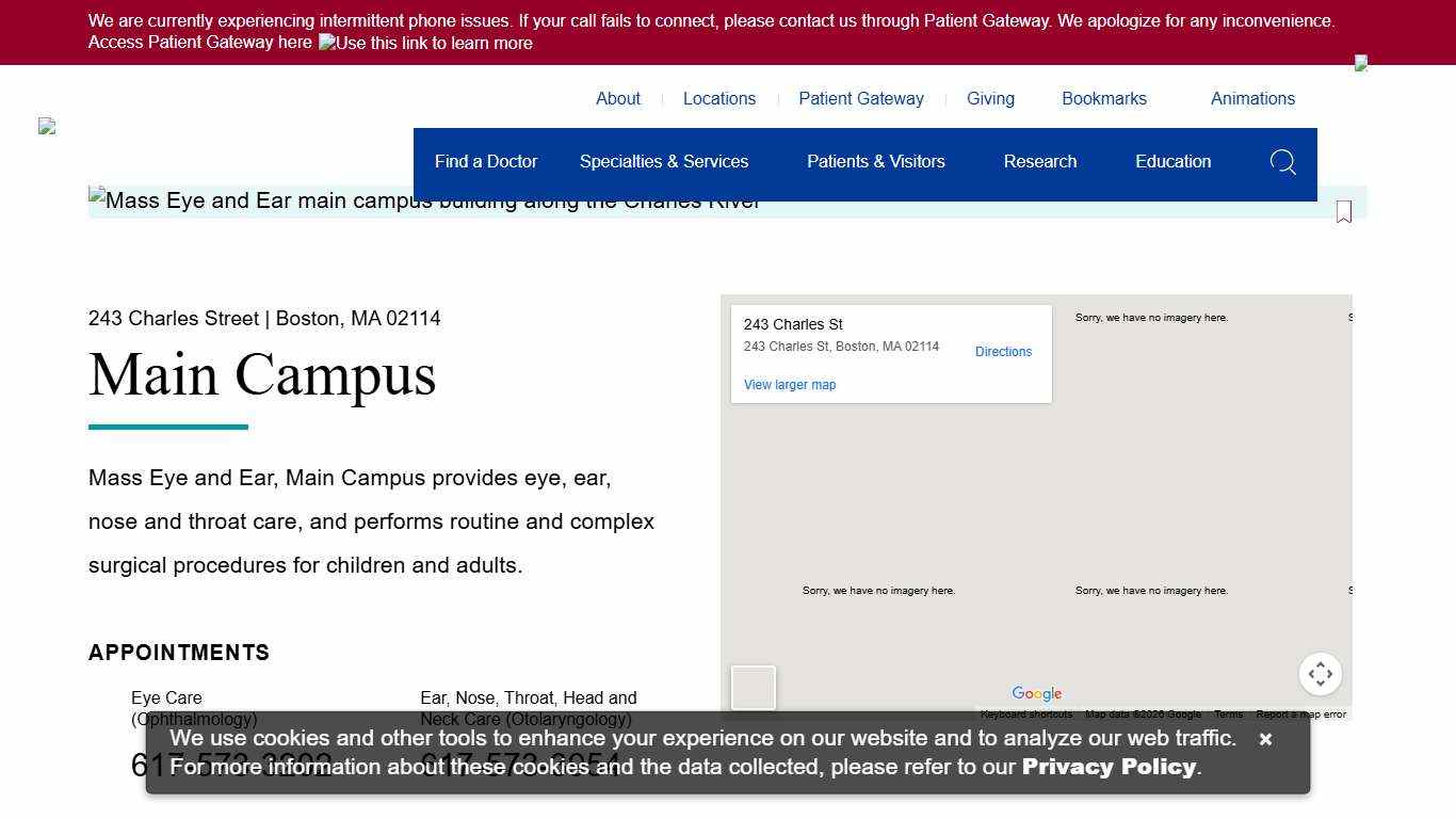 Main Campus Mass Eye and Ear