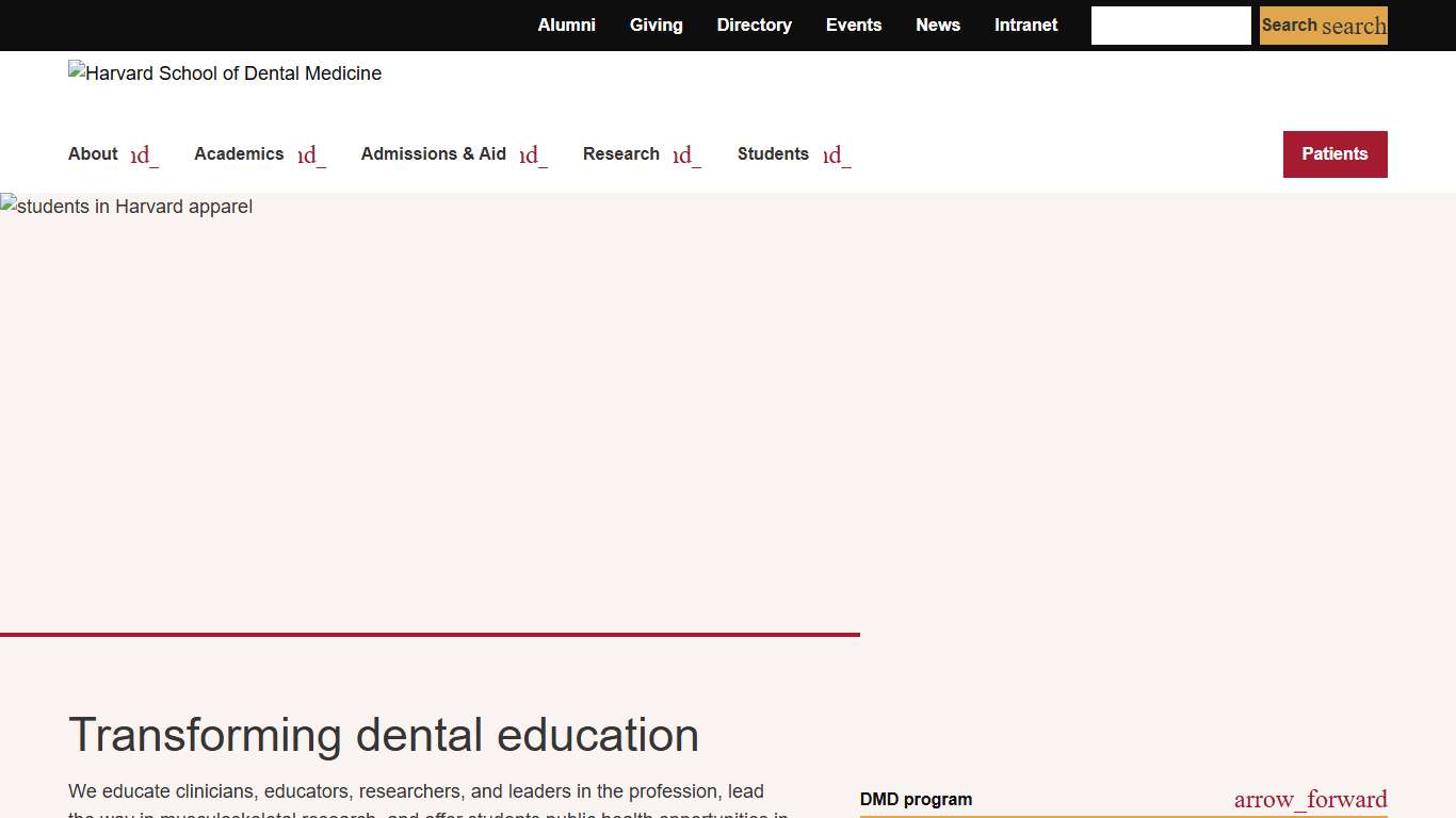 Harvard School of Dental Medicine Harvard School of Dental Medicine